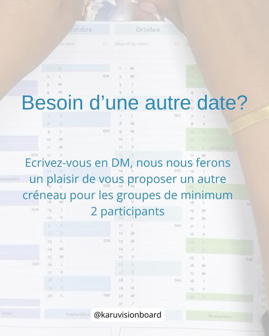 Atelier d'accompagnement d'atteinte des objectifs - niveau 1 (1h)